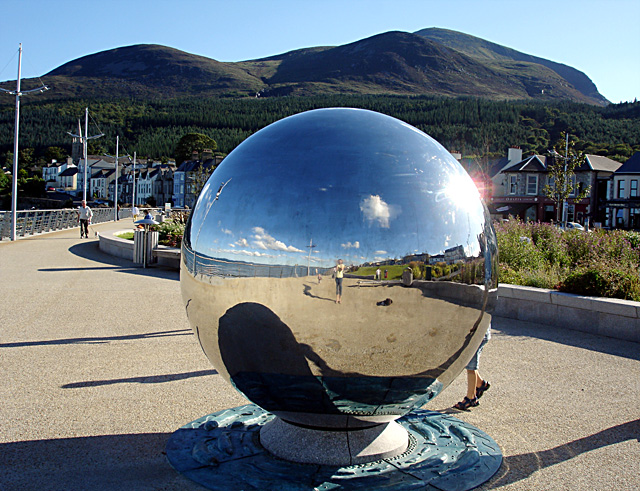 A large mirror ball on the Promenade geograph.org.uk 532274