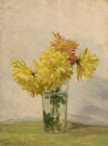 Edward H. Barnard Still Life with Bouquet of Yellow Flowers 13964599568