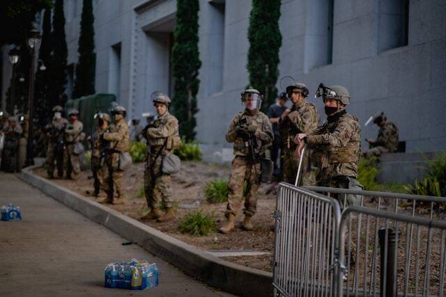 protest and national guard